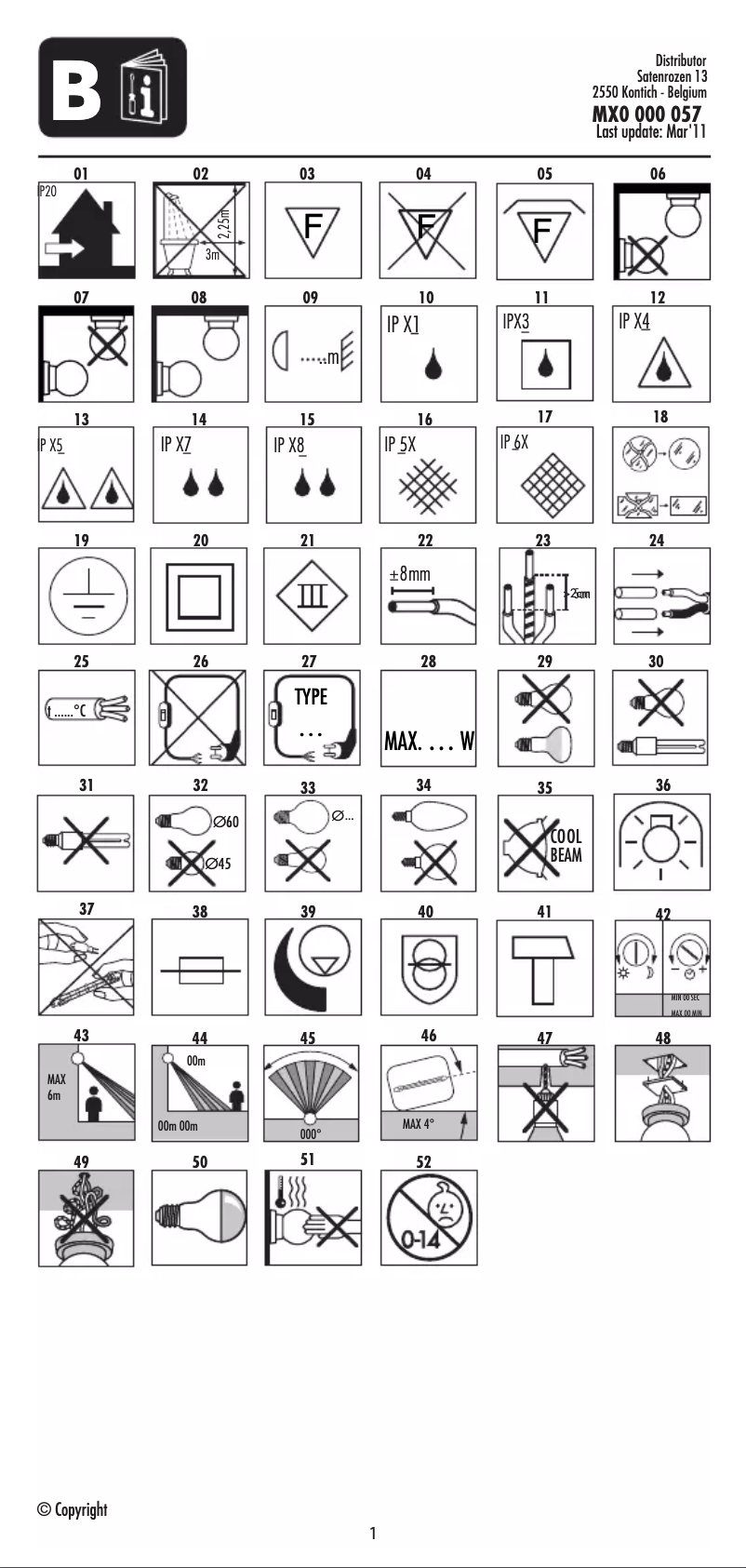 Page 1 de la notice Manuel utilisateur Massive Marimi