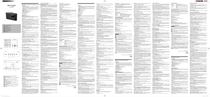 Page n°1 - Manuel utilisateur Muse M-112 DBT