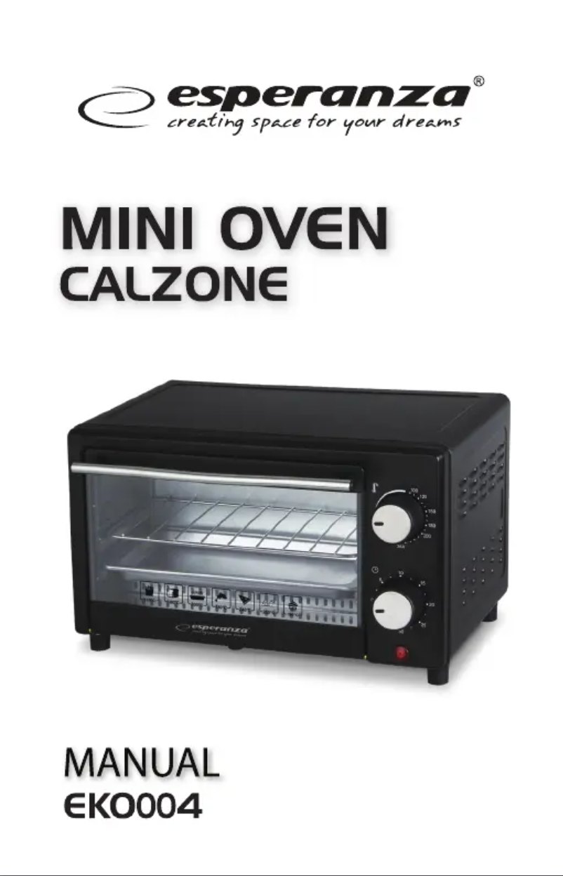 Página 1 del manual Manual de usuario Esperanza Calzone EKO004