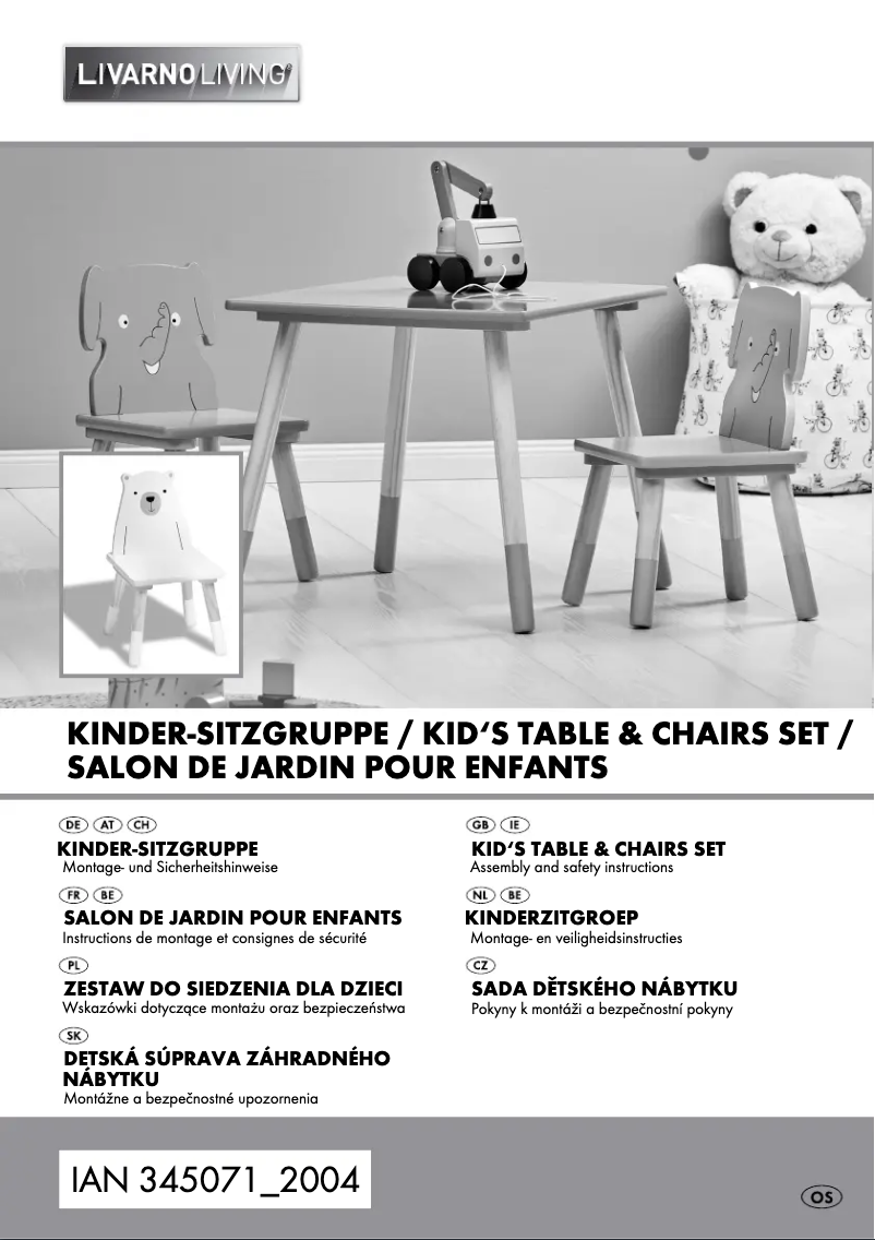 Page 1 de la notice Manuel utilisateur Livarno Lux IAN 345071