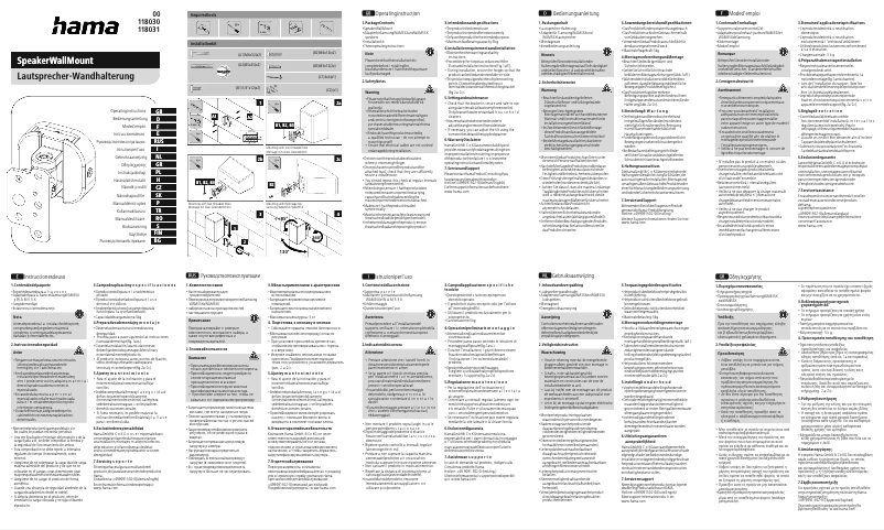 Page n°1 - Manuel utilisateur Hama 00118031