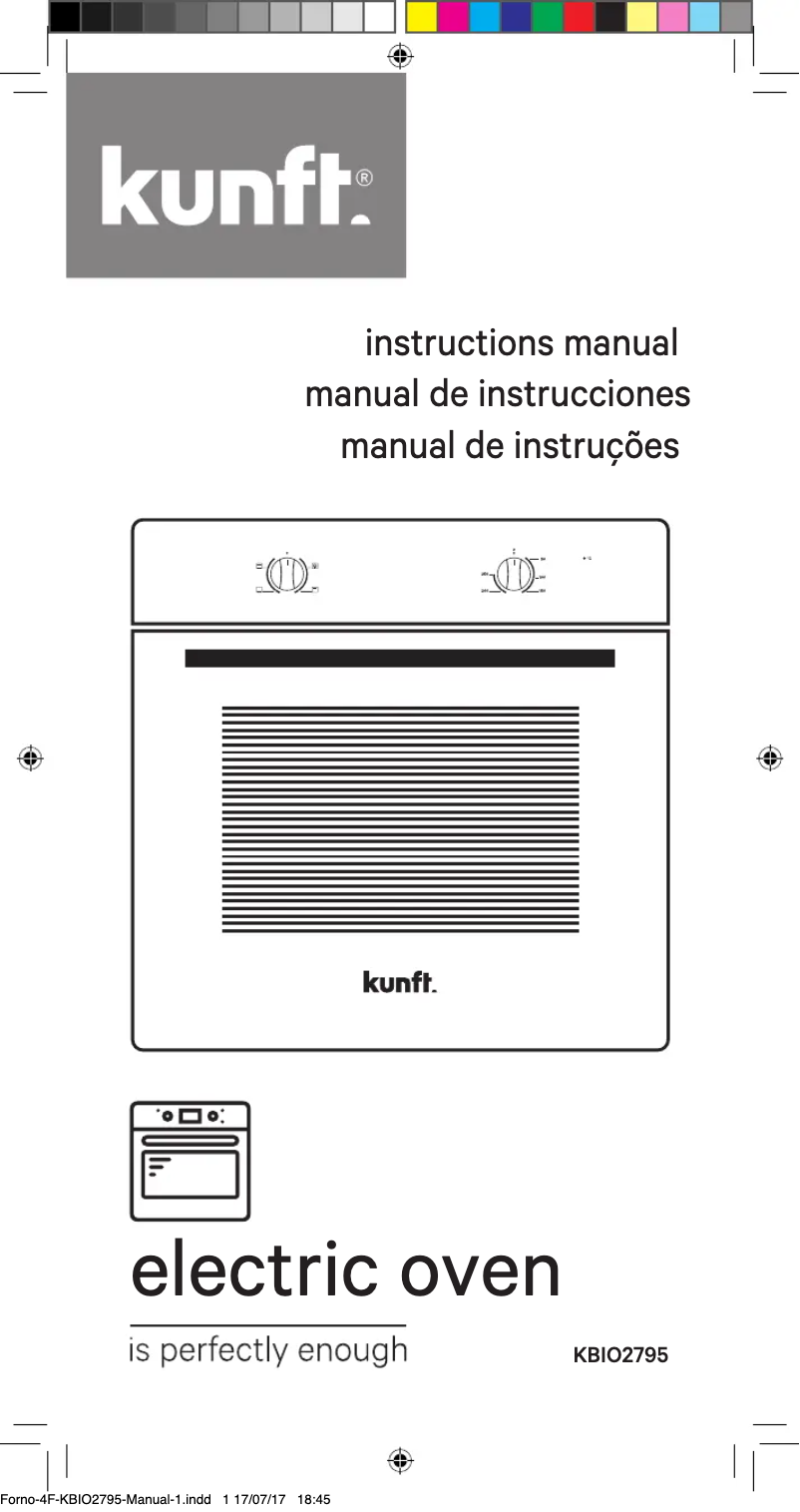 Page 1 de la notice Manuel utilisateur Kunft KBIO2795