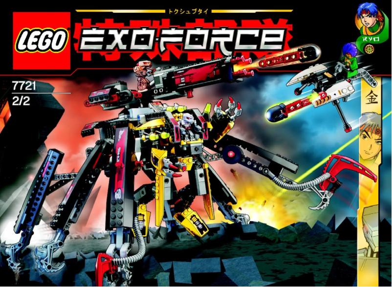 Page 1 de la notice Manuel utilisateur Lego Exo Force 7721