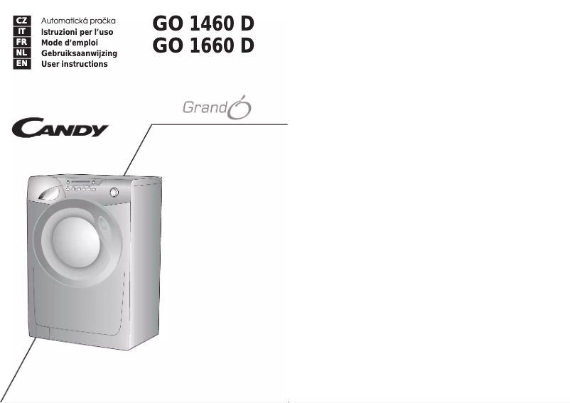 Image de la première page du manuel de l'appareil GO 1460D-36S