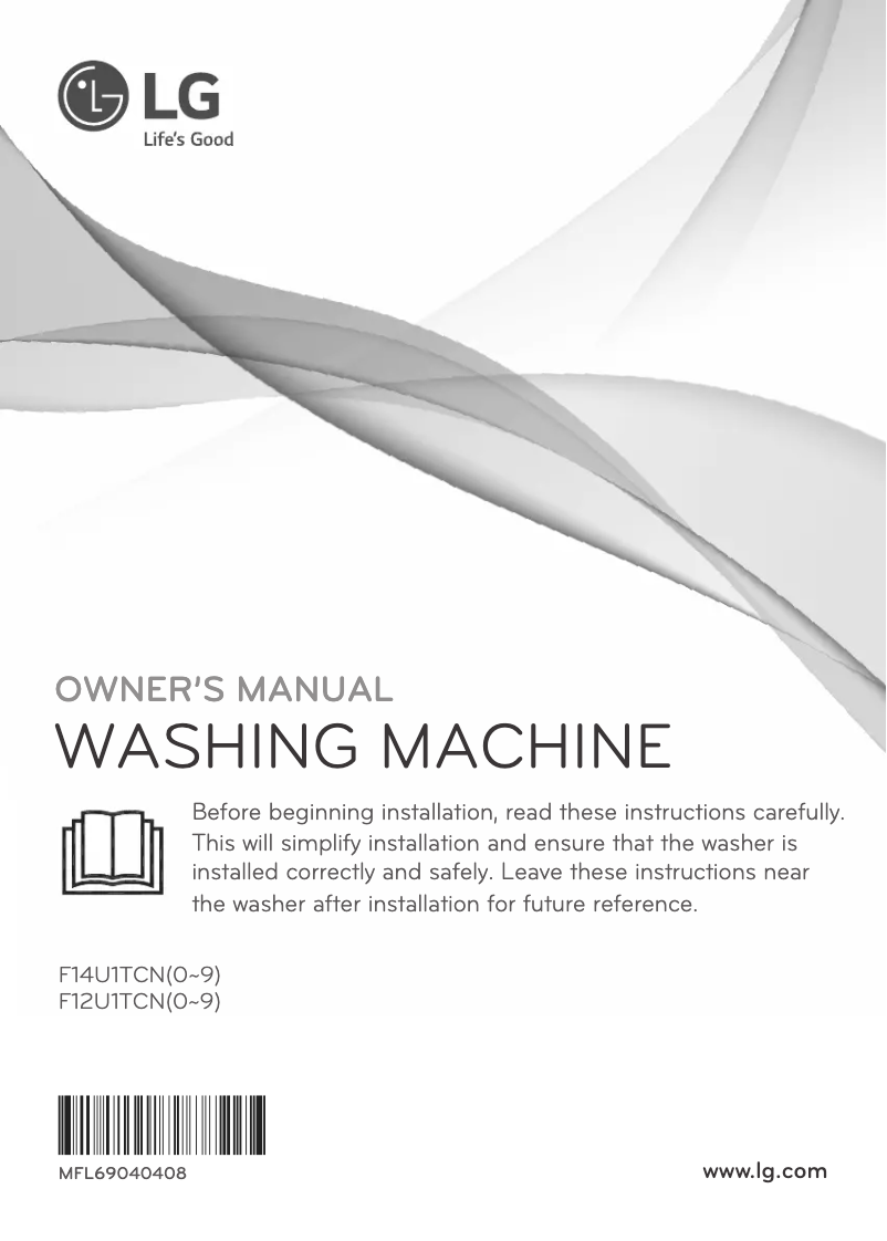 Página 1 del manual Manual de usuario LG F14U1TCN6