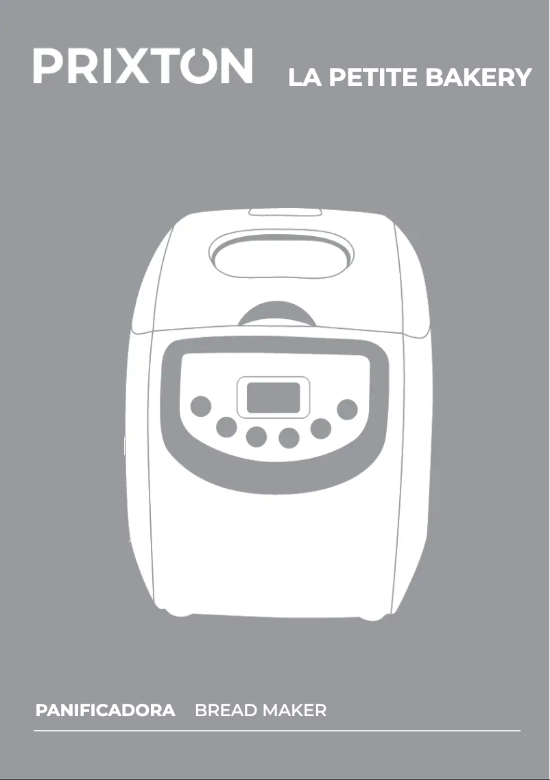 Image de la première page du manuel de l'appareil La Petite Bakery