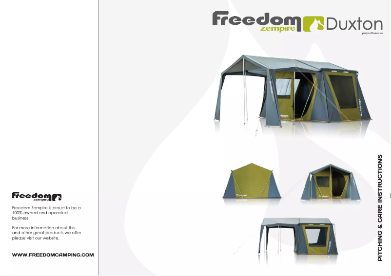 Page n°1 - Manuel utilisateur Zempire Duxton