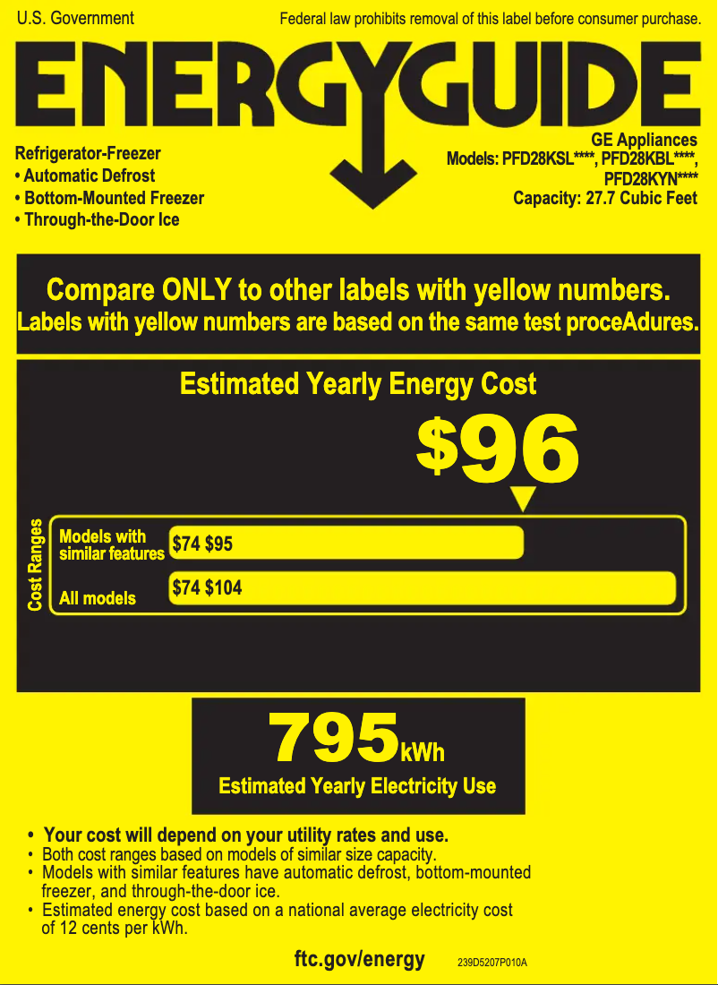 Image de la première page du manuel de l'appareil PFD28KYNFS
