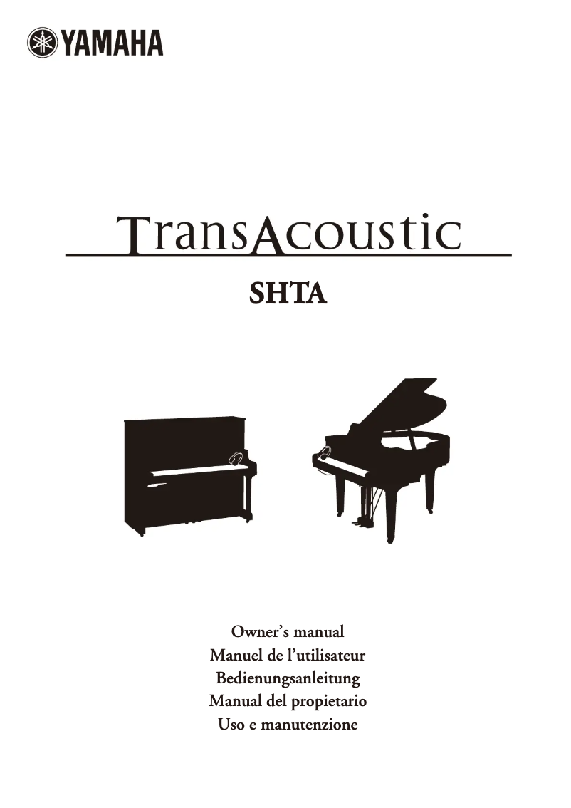 Image de la première page du manuel de l'appareil TransAcoustic SHTA