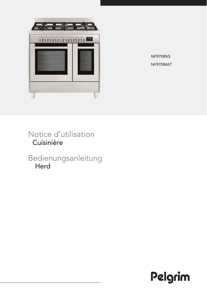 Page 1 de la notice Manuel utilisateur Pelgrim NF970MAT