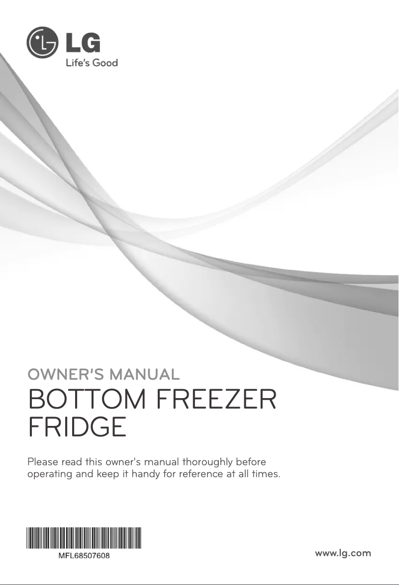 Page 1 de la notice Manuel utilisateur LG GF-5D906SL