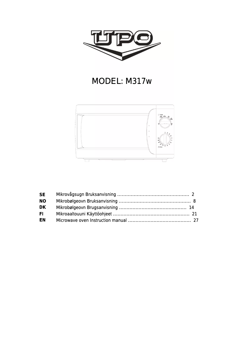 Image de la première page du manuel de l'appareil M317w