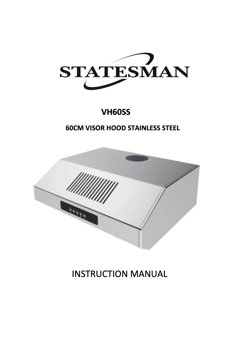 Página 1 del manual Manual de usuario Statesman VH60SS