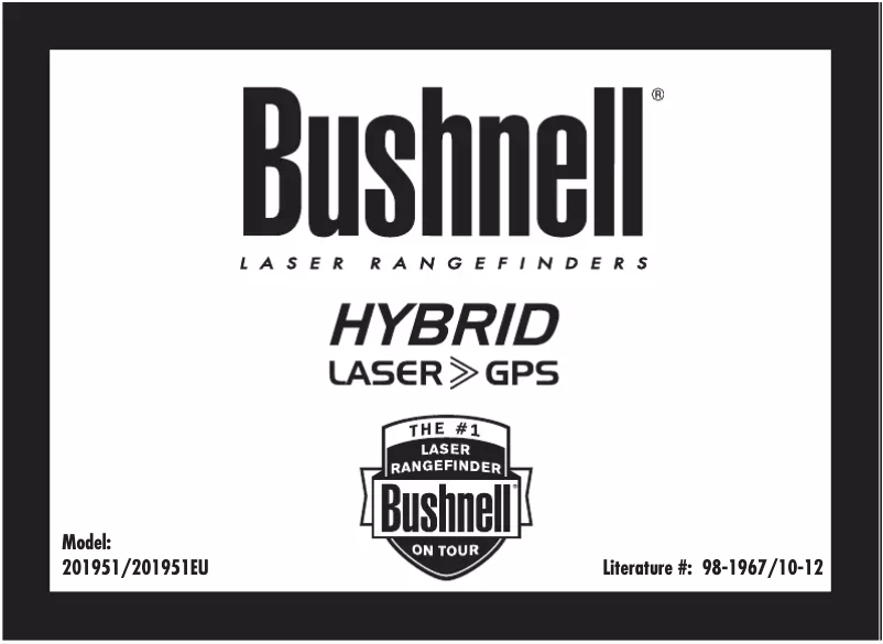 Page n°1 - Manuel utilisateur Bushnell Hybrid 201325EU