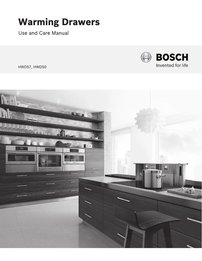 Page n°1 - Manuel d'utilisation et d'entretien Bosch HWD5751UC