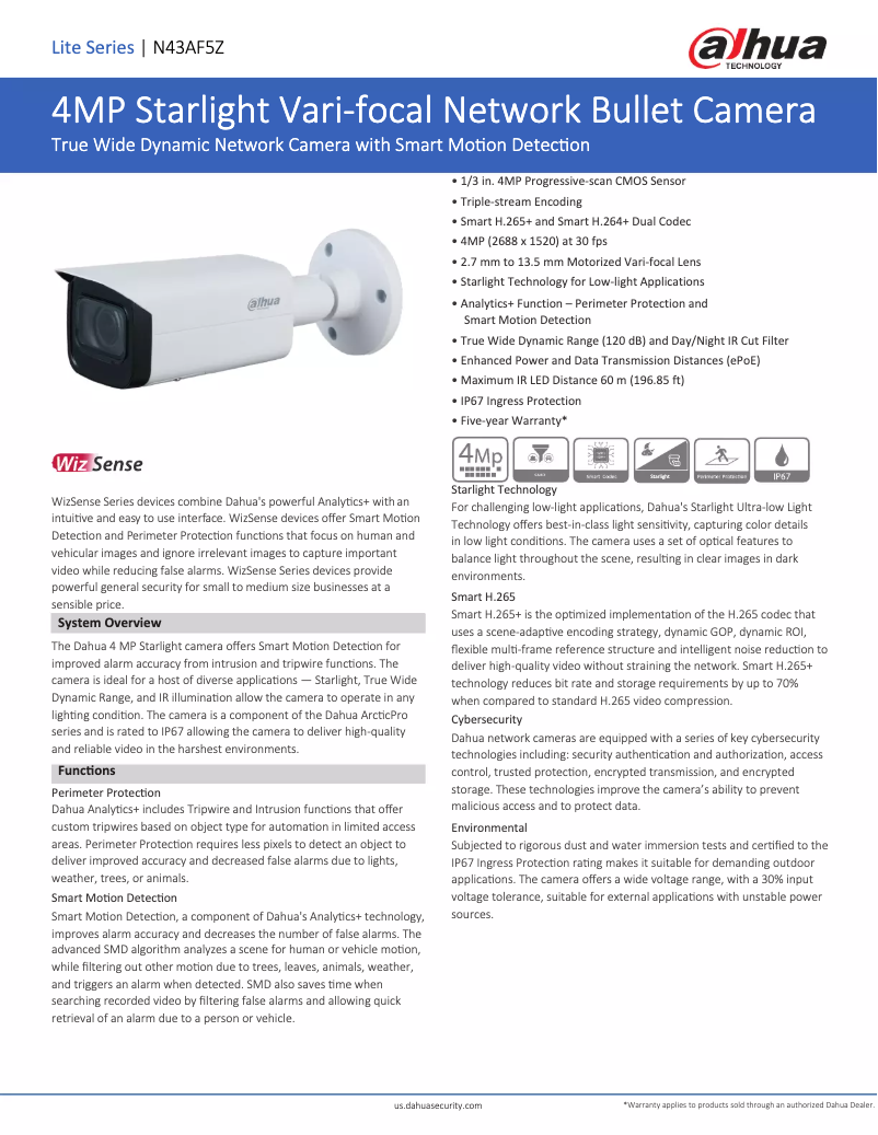 Image de la première page du manuel de l'appareil N43AF5Z