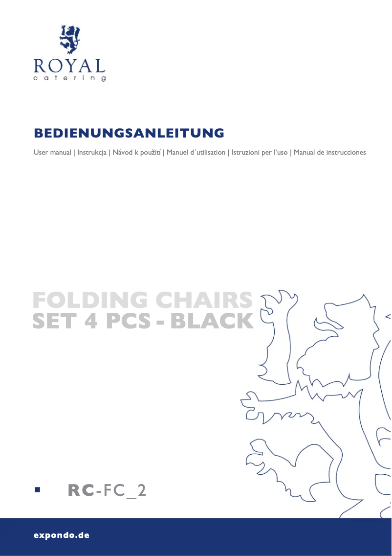 Page 1 de la notice Manuel utilisateur Royal Catering RC-FC_2