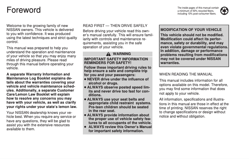 Image de la première page du manuel de l'appareil Quest (1999)