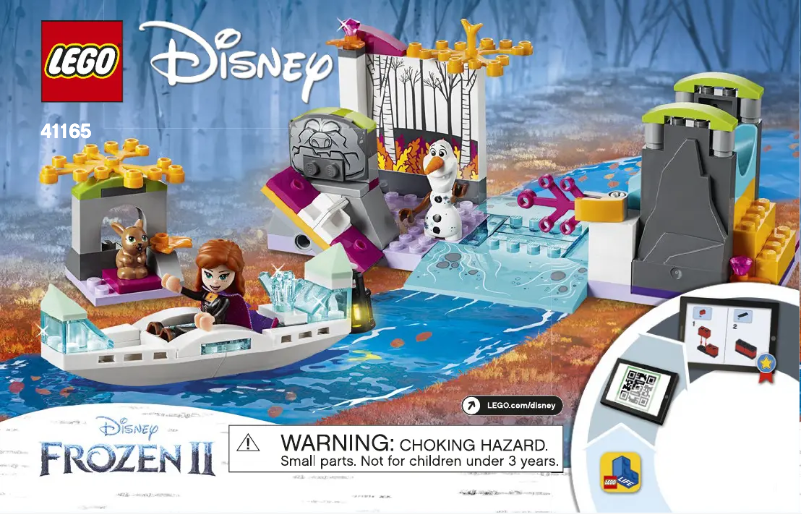 Page n°1 - Consignes visuelles Lego Disney 41165