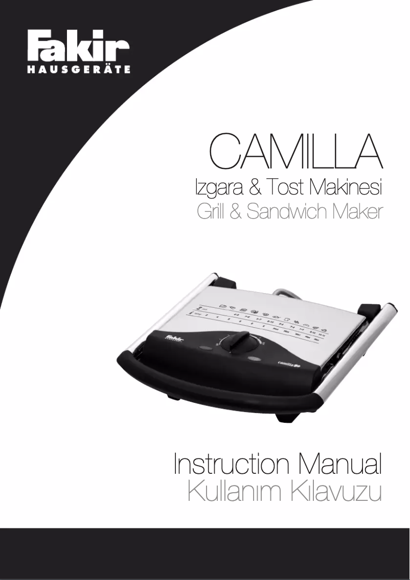Page n°1 - Manuel utilisateur Fakir Camilla