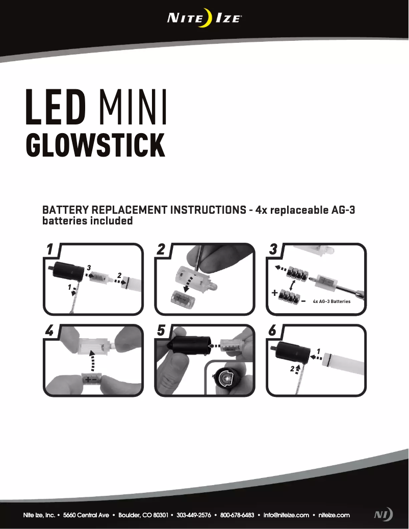 Page n°1 - Manuel utilisateur Nite Ize MGS-02-R6