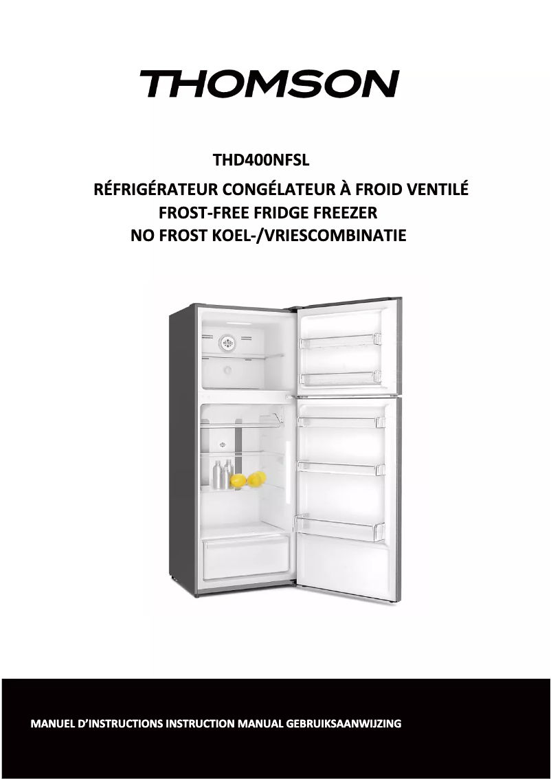 Page n°1 - Manuel utilisateur Thomson THD400NFSL