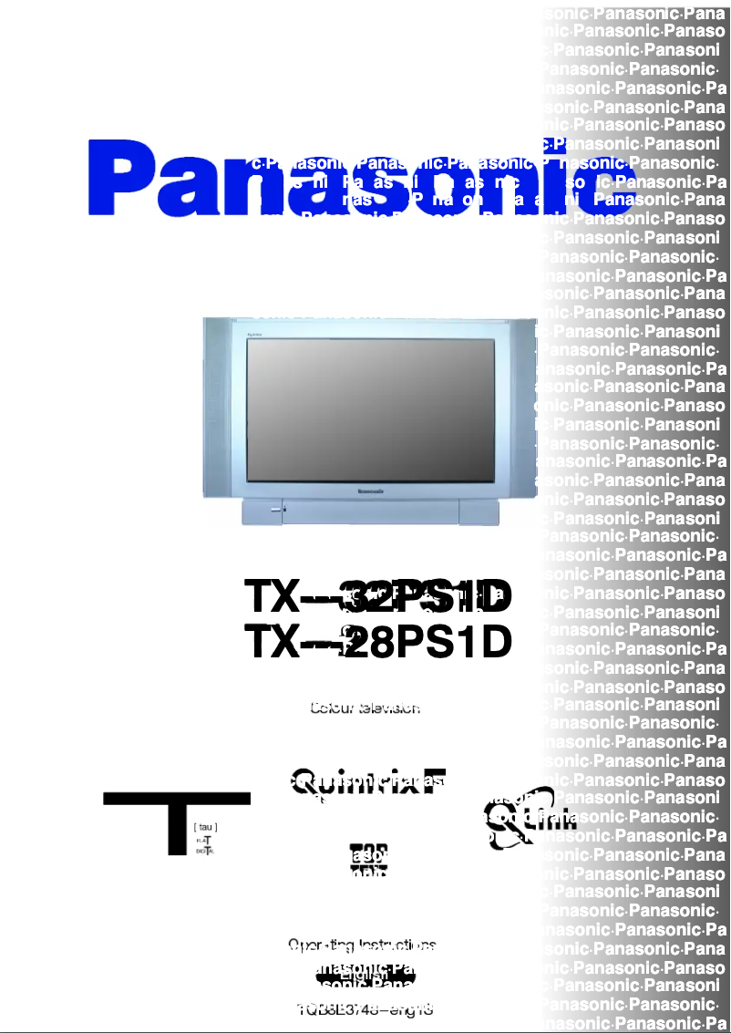Página 1 del manual Manual de usuario Panasonic TX-32PS1D