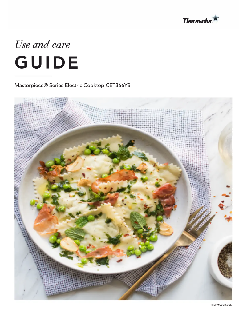 Image de la première page du manuel de l'appareil CET366YB