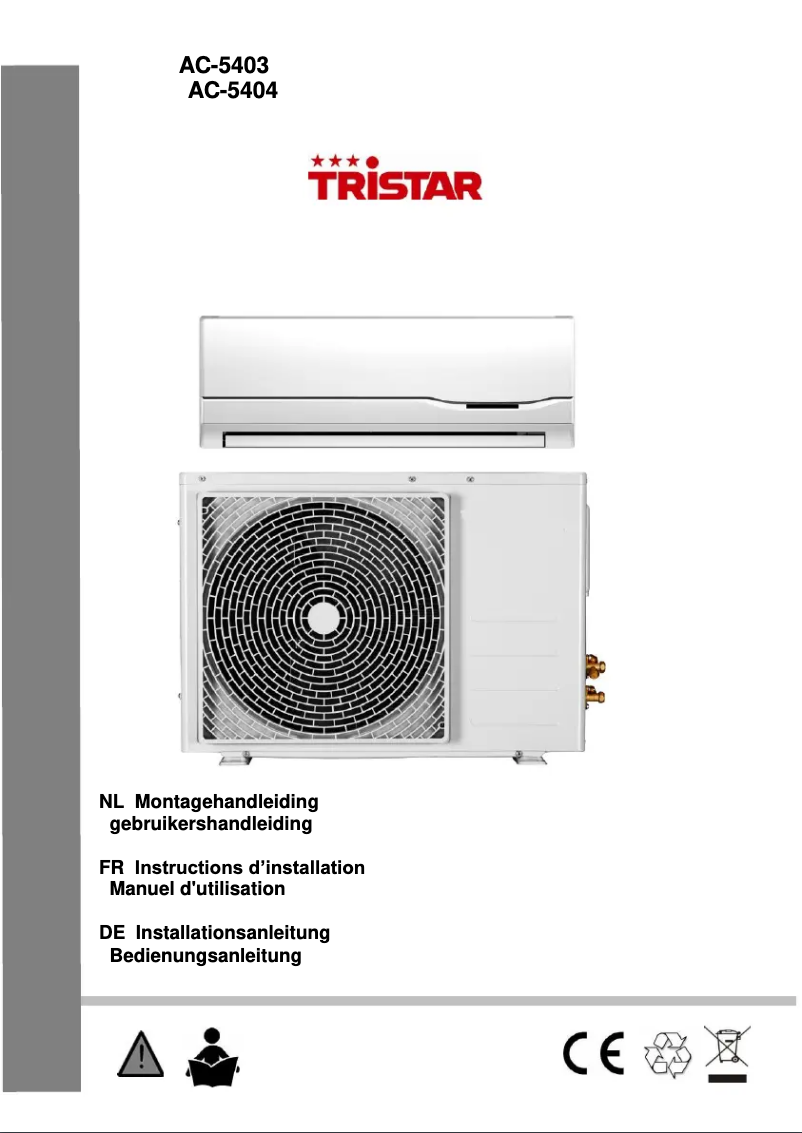Page 1 de la notice Manuel utilisateur TriStar AC-5403