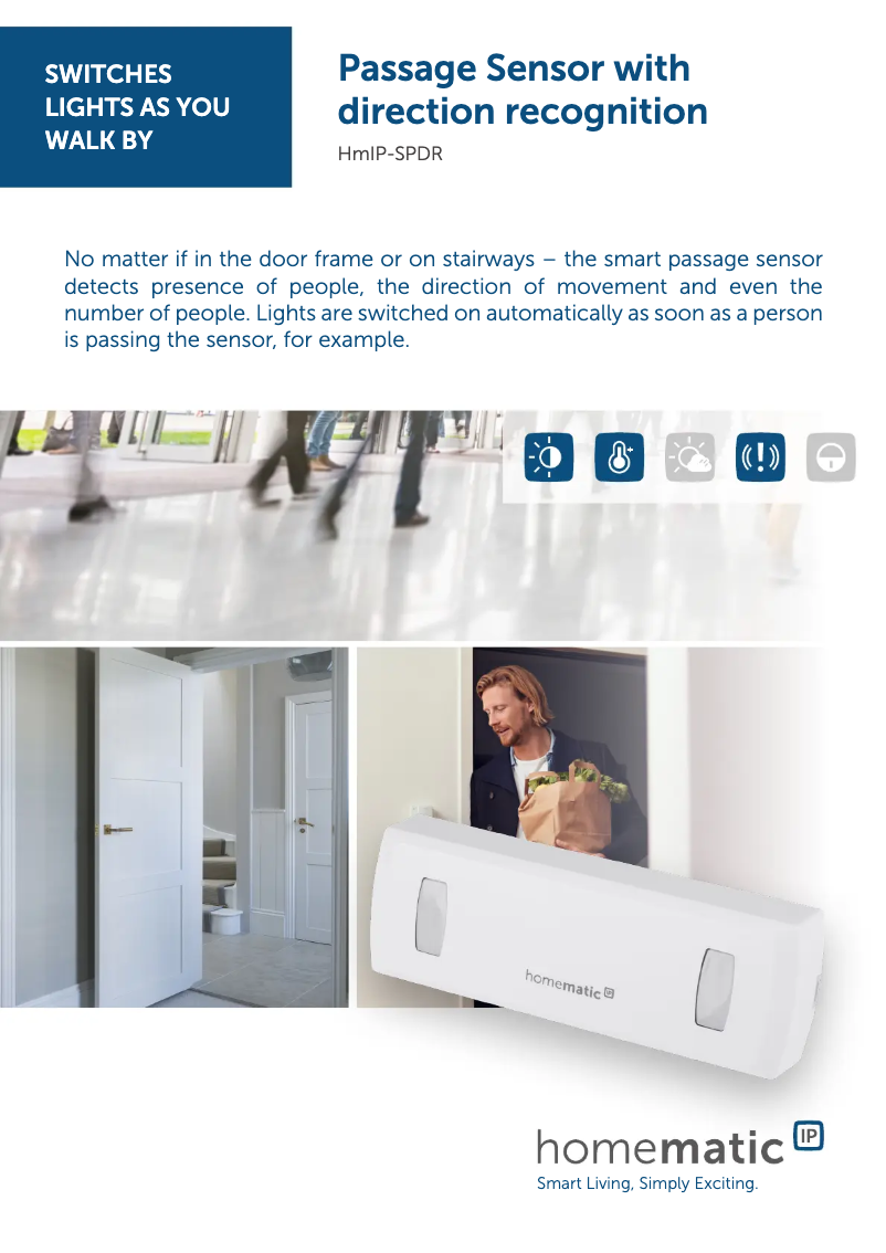 Page n°1 - Fiche technique Homematic IP HmIP-SPDR