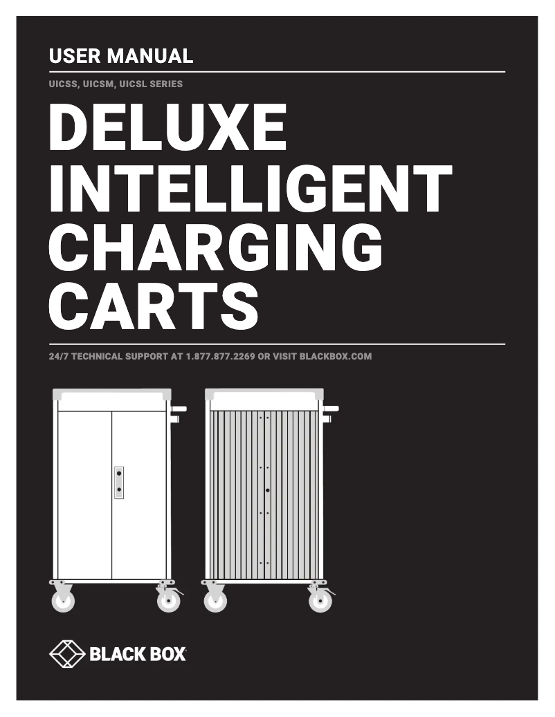 Page 1 de la notice Manuel utilisateur Black Box Deluxe UICSM-14-42H-HASP