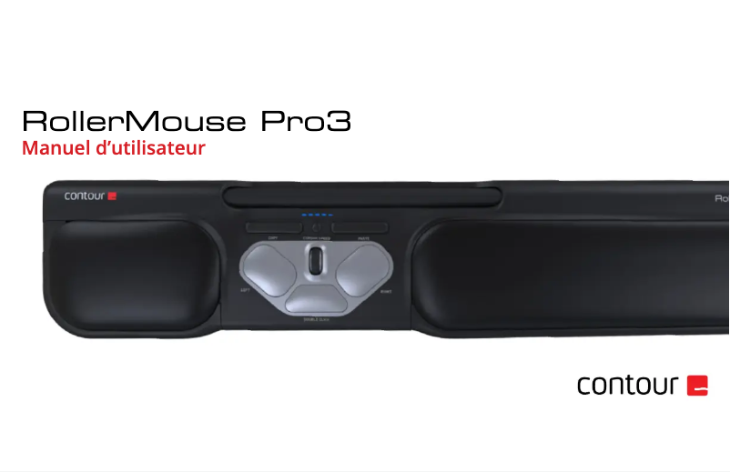 Page n°1 - Manuel utilisateur Contour Design RollerMouse Pro3 Plus