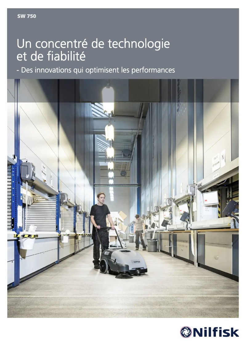 Imagen de la primera página del manual del dispositivo SW750