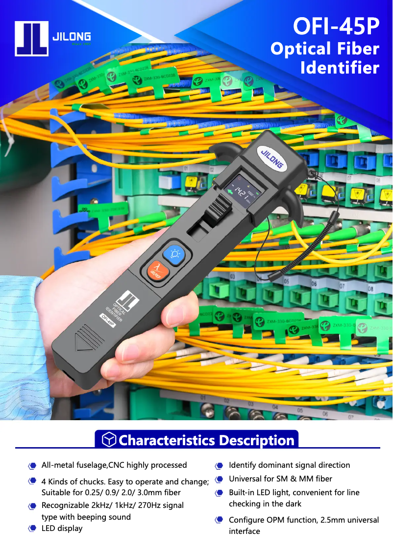 Page 1 de la notice Manuel utilisateur JILONG OFI-45P