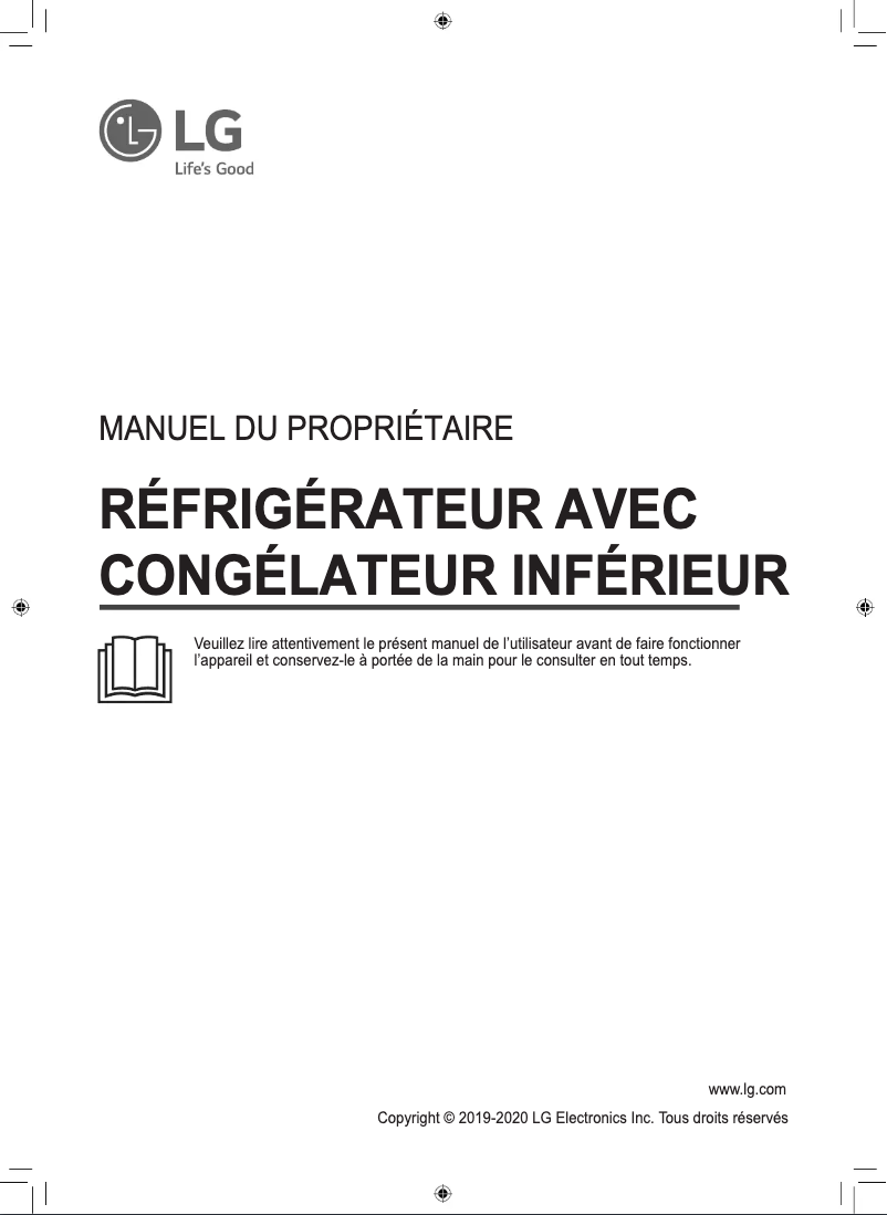 Page 1 de la notice Manuel utilisateur LG LBNC15241V