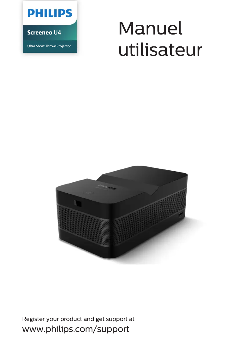 Página 1 del manual Manual de usuario Philips Screeneo U4 SCN350