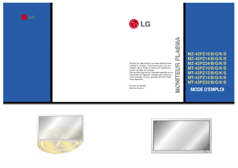 Página 1 del manual Manual de usuario LG MZ-42PZ14