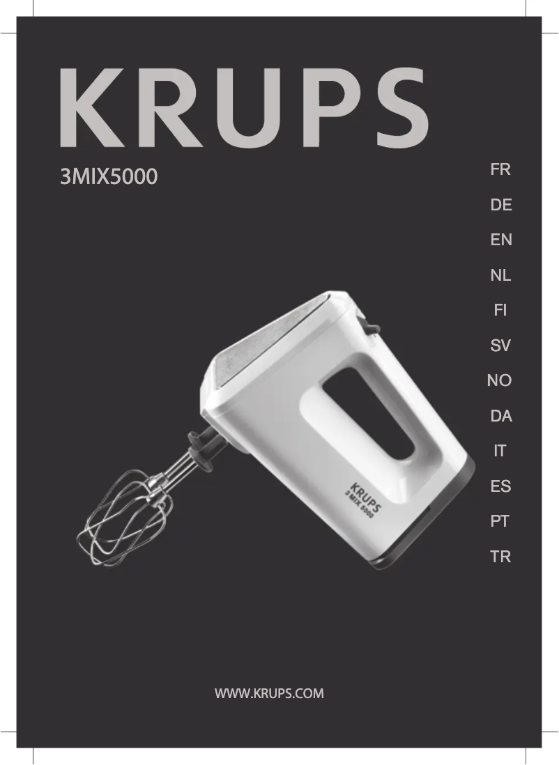 Page 1 de la notice Manuel utilisateur Krups GN 5011