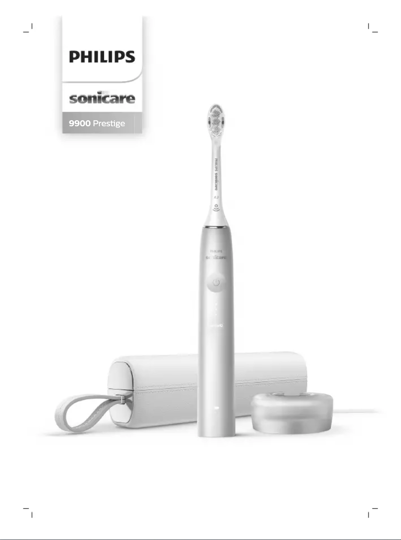 Page n°1 - Manuel utilisateur Philips Sonicare 9900 Prestige HX9997