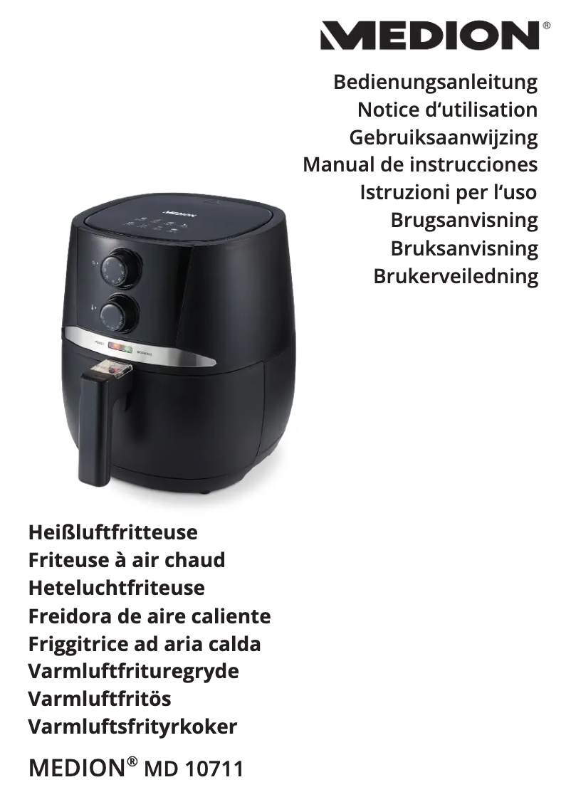 Page 1 de la notice Manuel utilisateur Medion MD 10711