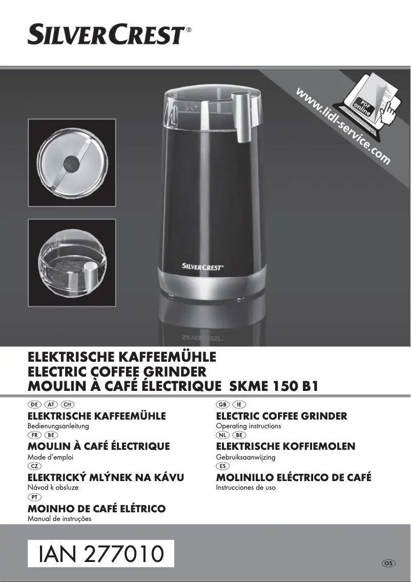 Image de la première page du manuel de l'appareil SKME 150 B1