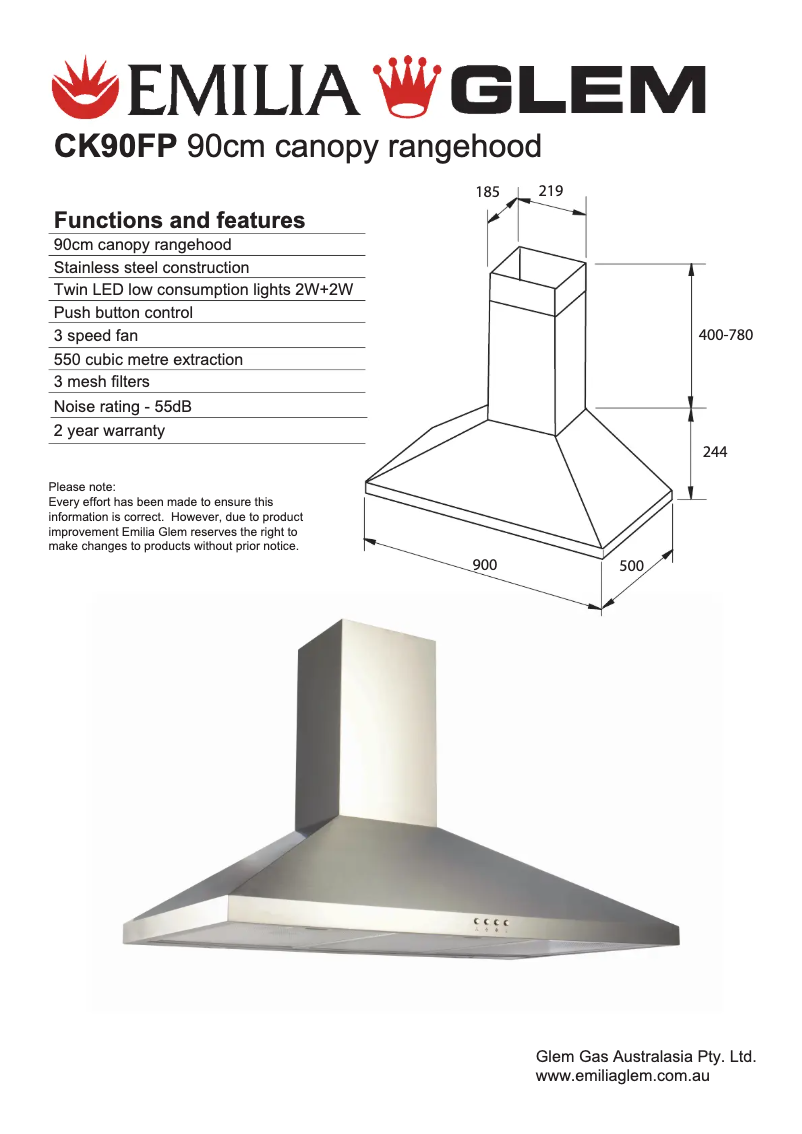 Image de la première page du manuel de l'appareil ML96GGESI3PACK
