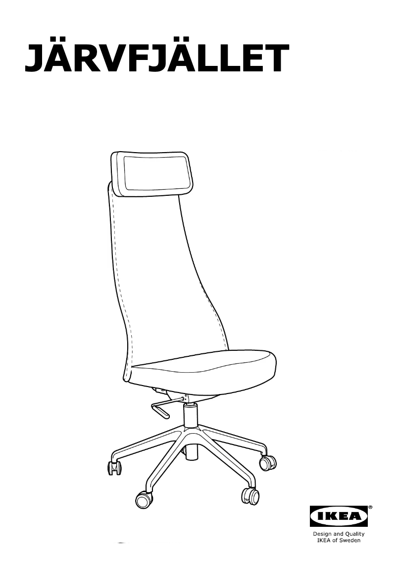 Image de la première page du manuel de l'appareil JARVFJALLET