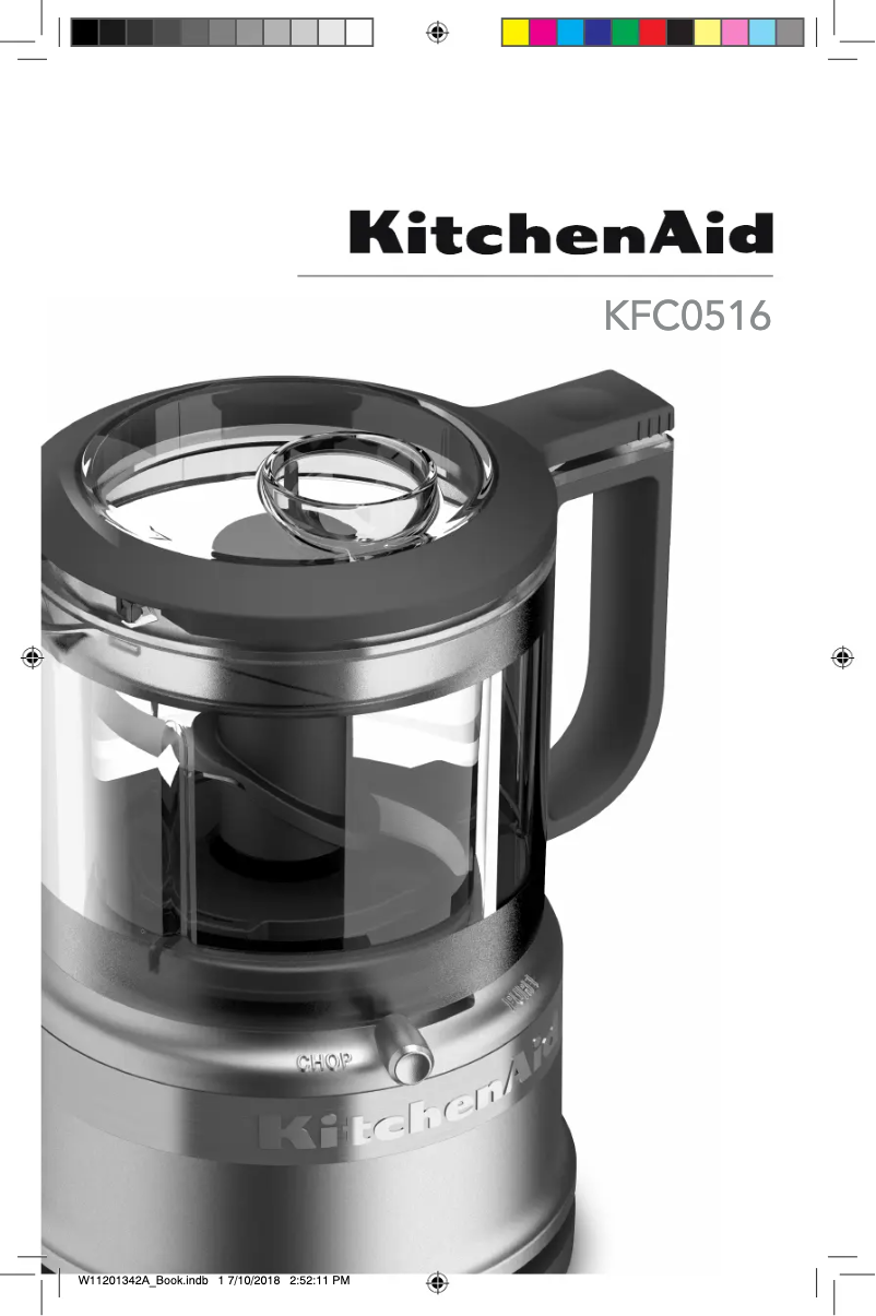 Page 1 de la notice Manuel utilisateur KitchenAid KFC0516