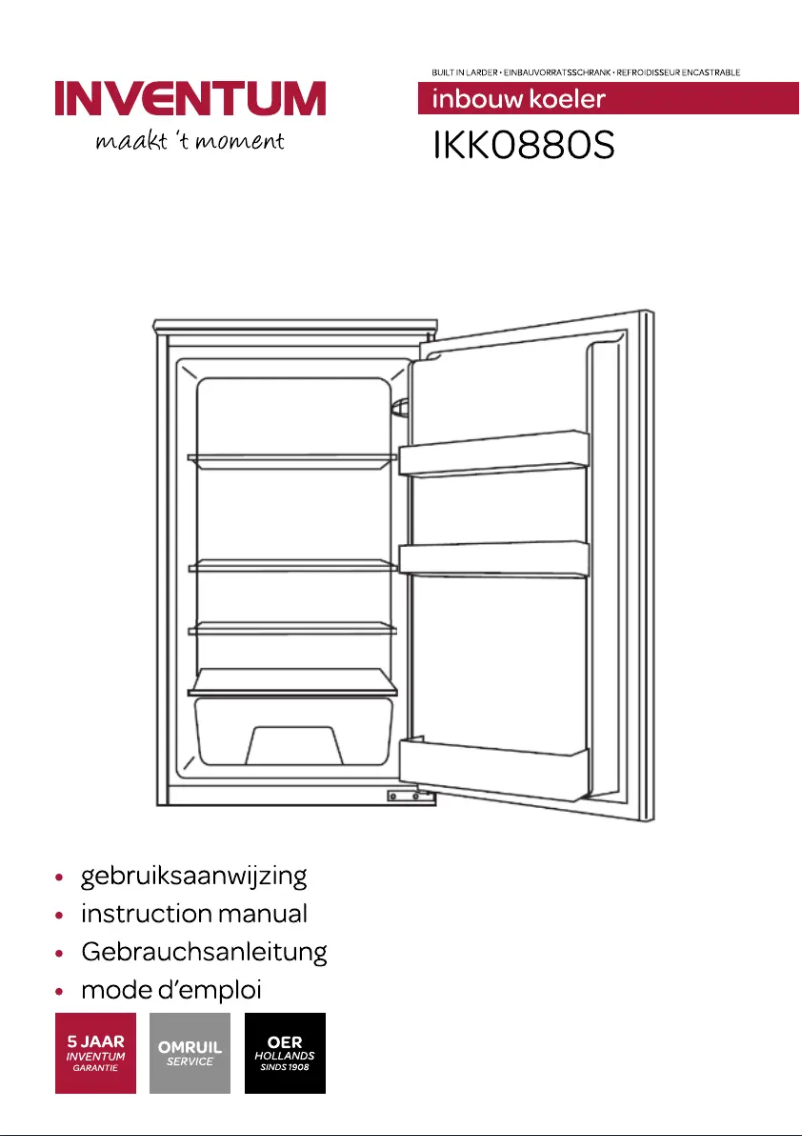 Image de la première page du manuel de l'appareil IKK0880S