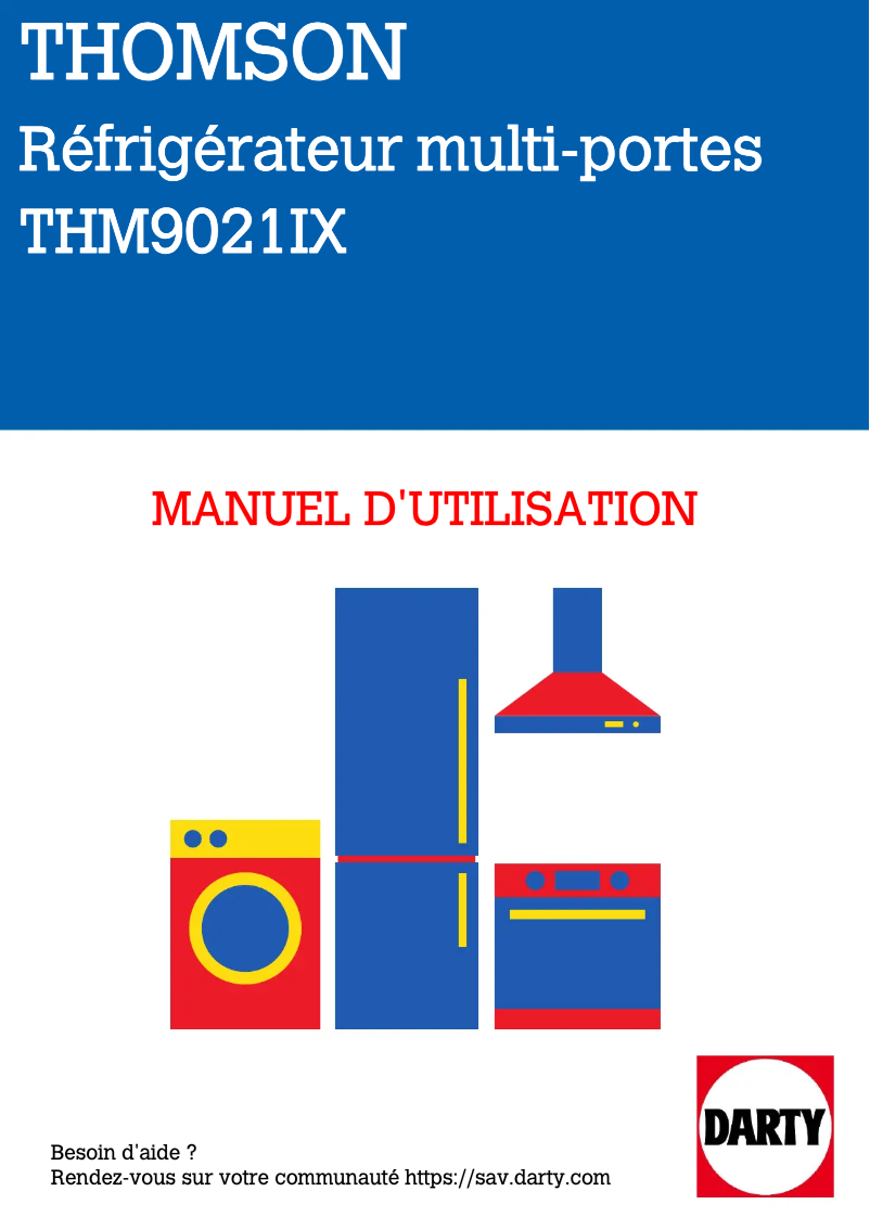 Page n°1 - Manuel utilisateur Thomson THM9021IX