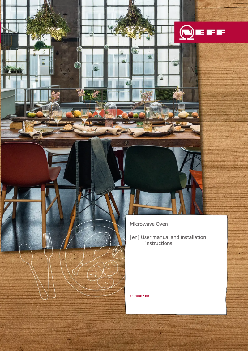 Page 1 de la notice Guide d'installation Neff C17UR02N0B