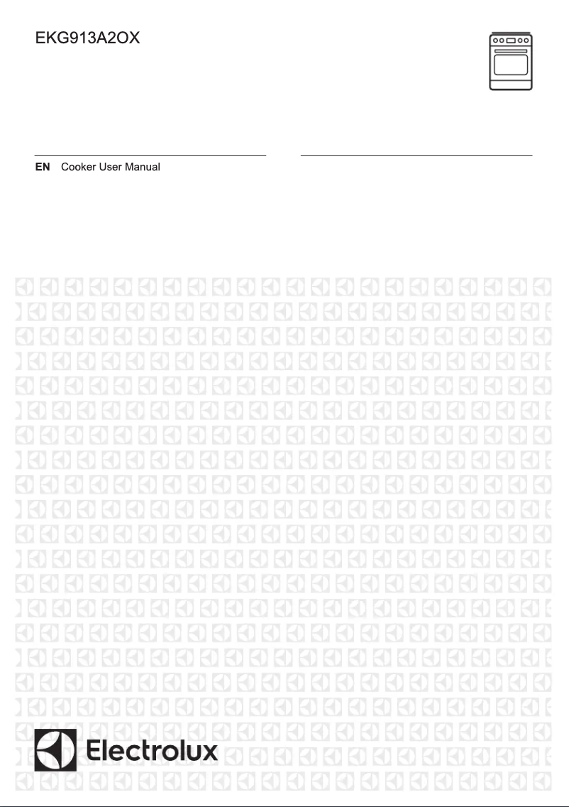 Page 1 de la notice Manuel utilisateur Electrolux EKG913A2OX