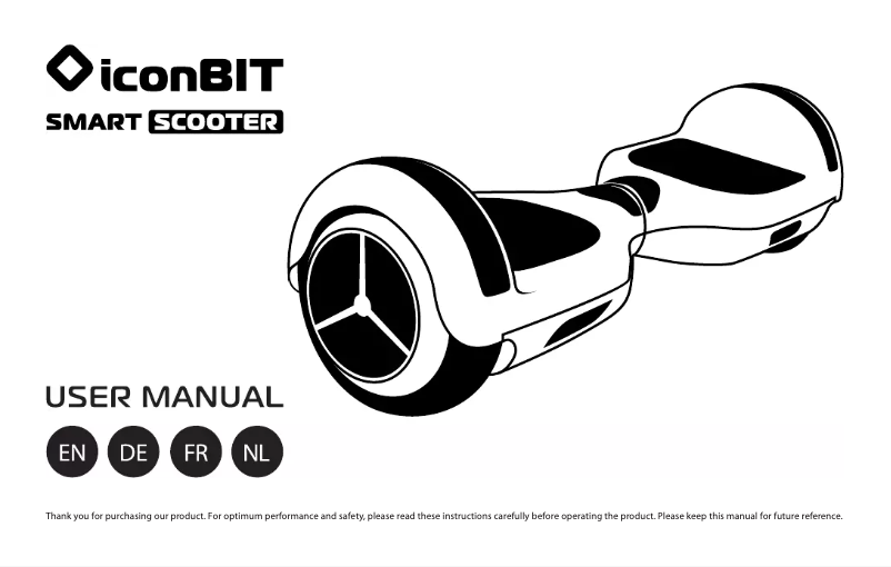 Página 1 del manual Manual de usuario iconBIT Smart Scooter SD-0002B