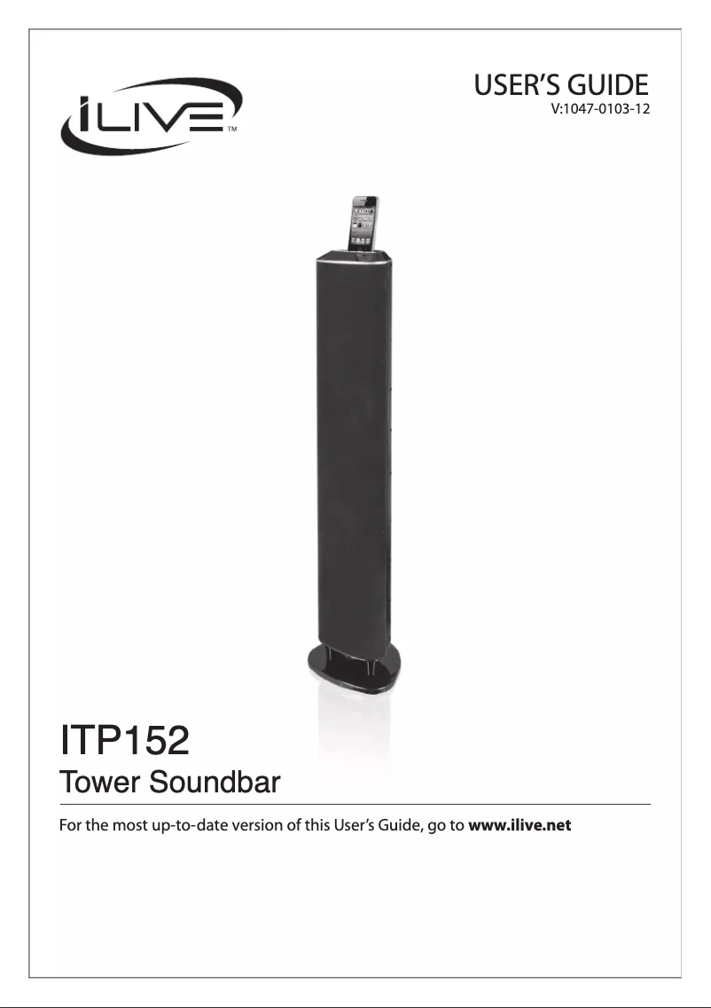 Página 1 del manual Manual de usuario iLive ITP152B